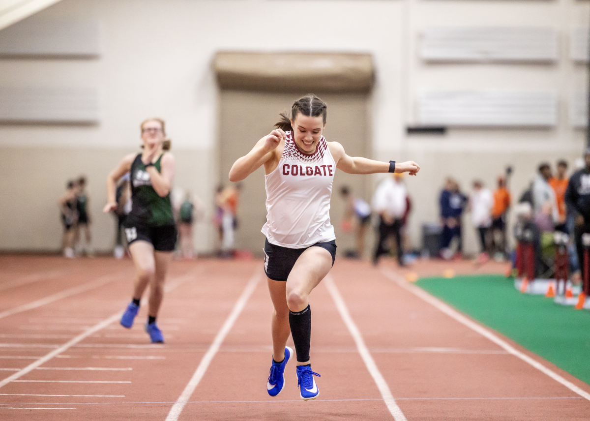 Track Finishes Indoor Season by Breaking School Records
